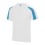 Camisetas Personalizadas con Bandera Blanco/Azul Zafiro