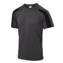 Camisetas Personalizadas de Banderas Carbón/Negro