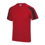 Camisetas Personalizadas de Bandera Rojo/Negro
