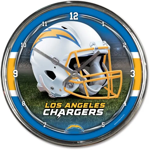 Reloj Cromado de Los Angeles Chargers