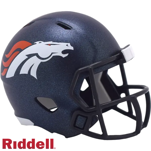 Casco de velocidad de bolsillo NFL Riddell de los Denver Broncos 2024