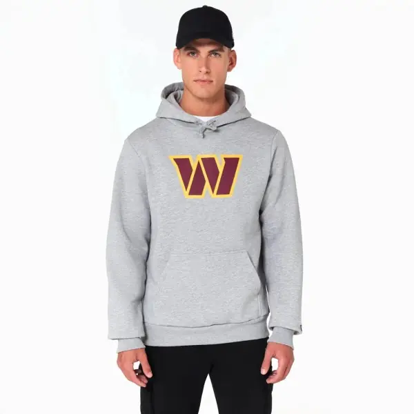 Sudadera con Capucha con Logo del Equipo de los Washington Commanders de New Era Frente