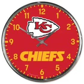 Reloj Cromado de los Kansas City Chiefs