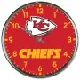 Kansas City Chiefs Chrome Clock
