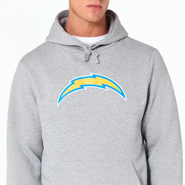 Felpa con cappuccio Los Angeles Chargers New Era Team Logo