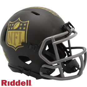 NFL 2025 Salute to Service Speed Mini Helmets NFL Shield