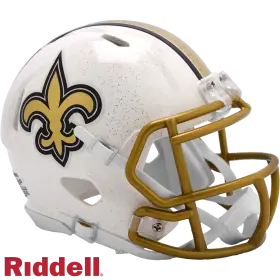 New Orleans Saints On-Field 2025 Alternativ Speed Mini Hjelm