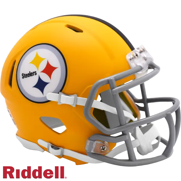 Casco Mini Speed Alternativo 2025 Pittsburgh Steelers sul Campo