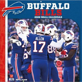 Buffalo Bills 12" x 12" 2026 Wall Calendar Front