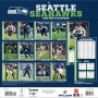 Seattle Seahawks 12" x 12" 2026 Väggkalender Baksida