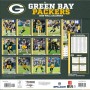 Green Bay Packers 12" x 12" 2026 Vægkalender Bagside