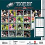 Philadelphia Eagles 12" x 12" 2026 vægkalender bagside