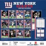 New York Giants 12" x 12" 2026 Wall Calendar BAck