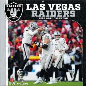 Las Vegas Raiders 12" x 12" 2026 Wall Calendar Front