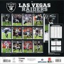 Las Vegas Raiders 12" x 12" 2026 Wall Calendar Back