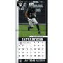 Las Vegas Raiders 12" x 12" 2026 Wall Calendar Player Page