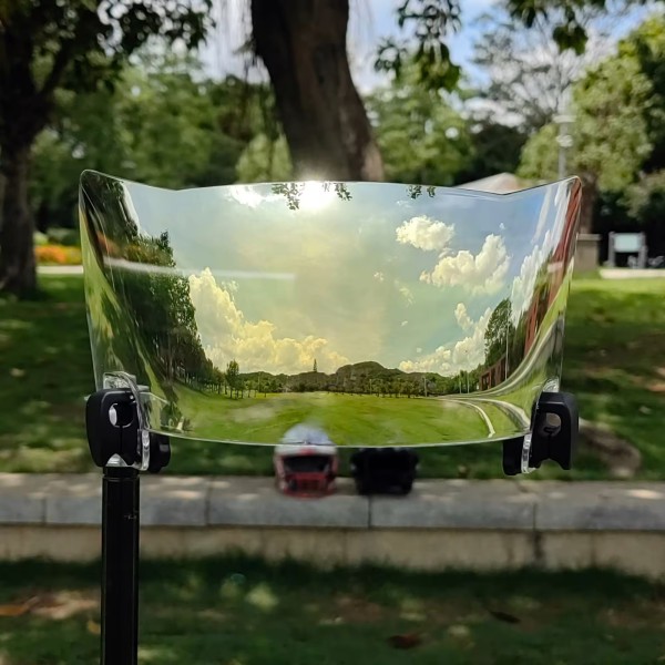 Visiera Pro Football trasparente oro