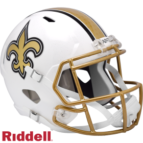 New Orleans Saints 2025 On Filed Alternate Speed Replica Hjälm Sida