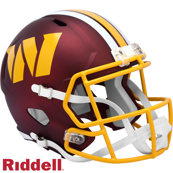 Washington Commanders 2025 On Field Alternate Speed Replica Helmet Side