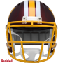Washington Commanders 2025 On Field Alternate Speed Replica Helmet Front