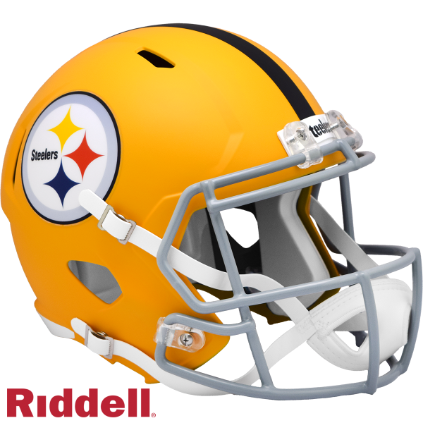 Pittsburgh Steelers 2025 On Field Alternate Speed Replica Helmet Side