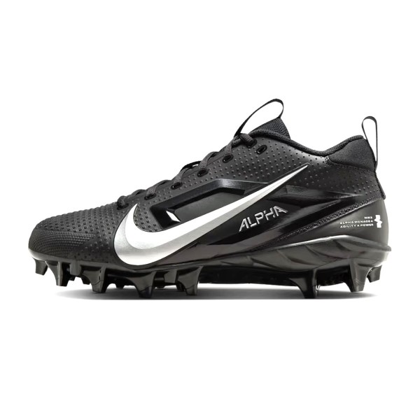 Nike Alpha Menace 4 Varsity Football Cleats Black Side