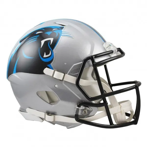 Casco Auténtico Riddell Revolution Speed de Tamaño Completo de los Carolina Panthers