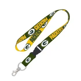 Green Bay Packers 1" Lanyard med löstagbart spänne