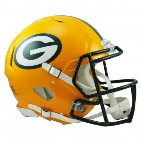 Casque authentique Riddell Revolution Speed taille réelle des Green Bay Packers