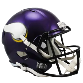 Casco Replica a Grandezza Naturale Riddell Speed dei Minnesota Vikings