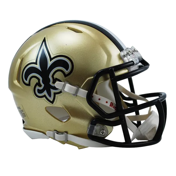 New Orleans Saints Replika Mini Speed Hjelm
