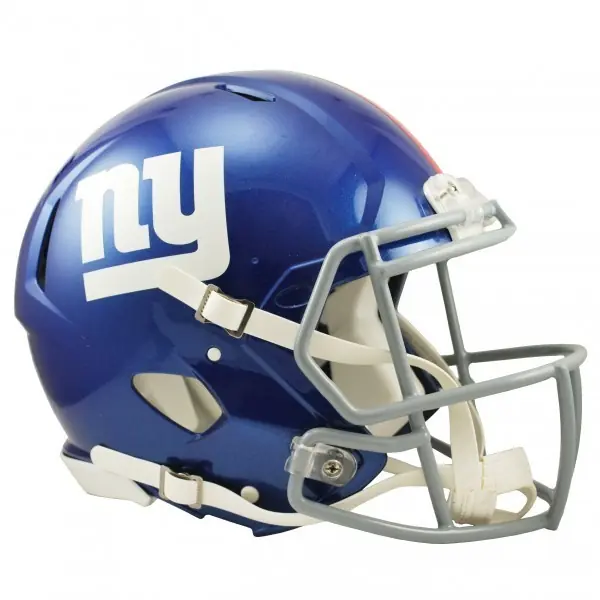 Casque Authentique Taille Réelle Riddell Revolution Speed des New York Giants