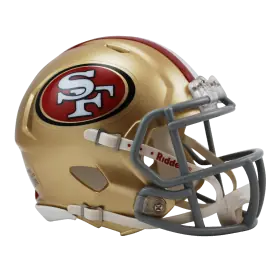 San Francisco 49ers Replica Mini Speed Hjelm
