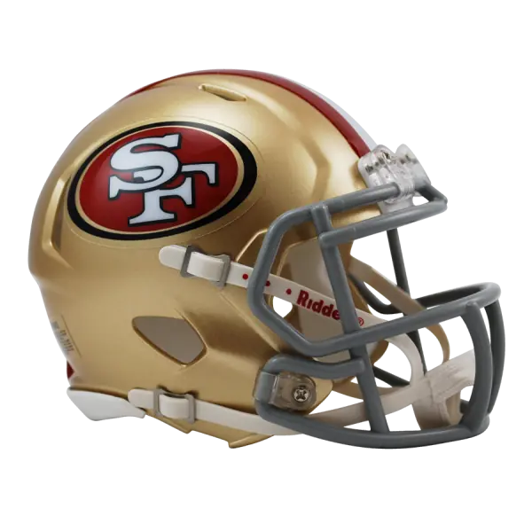 Casco Réplica Mini Speed de los San Francisco 49ers