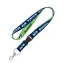 Seattle Seahawks Lanyard de 1" con Hebilla Desmontable