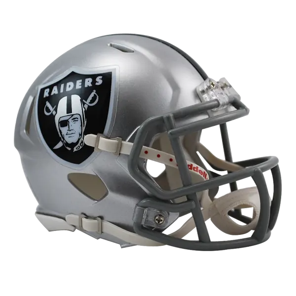 Casco Réplica Mini Speed de los Raiders de Las Vegas