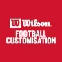 Wilson Personalización - 2 Líneas + Logo del Equipo NFL