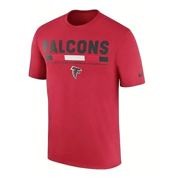 T-Shirt Staff Nike Sideline Legend Atlanta Falcons - Rosso