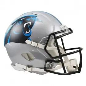 Carolina Panthers Full Size Riddell Speed Replica Hjelm