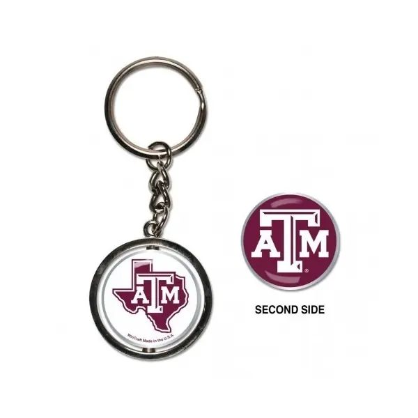 Texas A&M Aggies Spinner Key Ring
