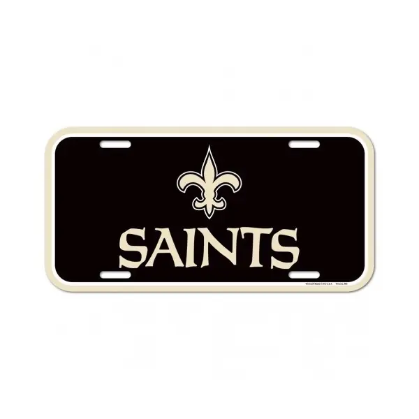 New Orleans Saints License Plate