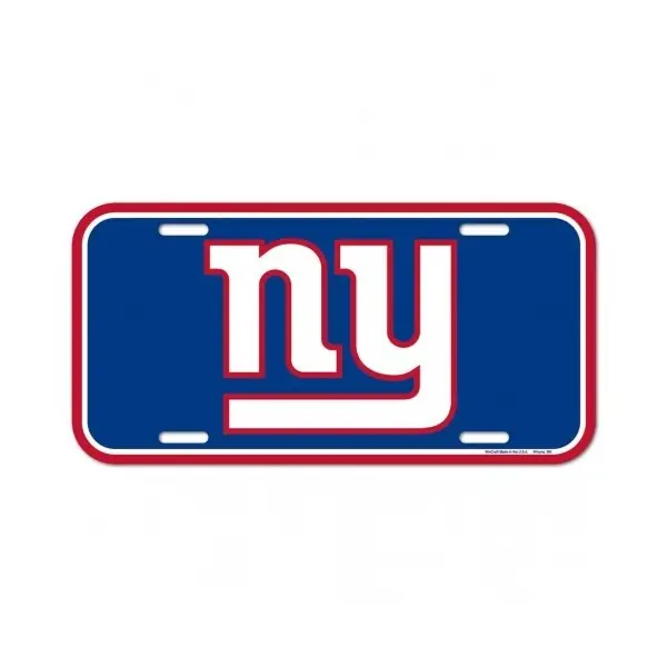 Plaque d'immatriculation des Giants de New York