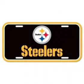 Placa de Matrícula de los Pittsburgh Steelers