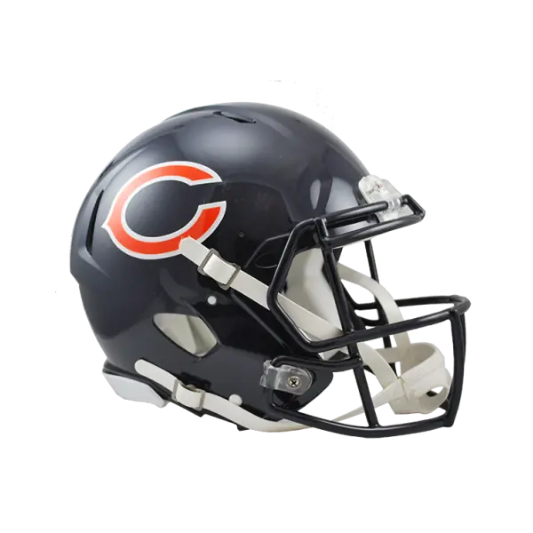Casque Authentique Riddell Revolution Speed Taille Réelle Chicago Bears