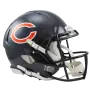 Casque Authentique Riddell Revolution Speed Taille Réelle Chicago Bears