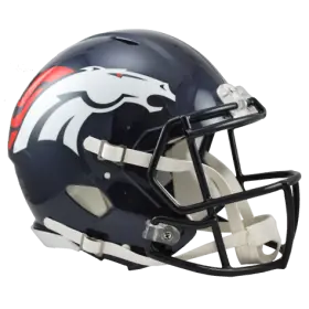 Denver Broncos Fullstorlek Riddell Revolution Speed Äkta Hjälm
