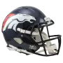 Casco Auténtico Riddell Revolution Speed de Tamaño Completo de los Denver Broncos