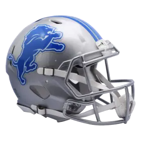 Detroit Lions Full-Size Riddell Revolution Speed Authentic Helmet
