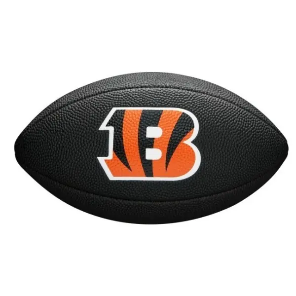 Balón de Fútbol Americano Mini con Logo de Equipo de la NFL - Cincinnati Bengals