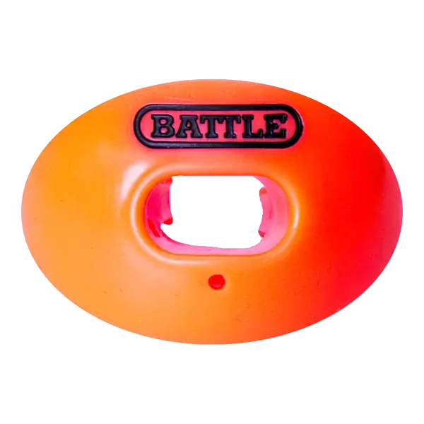 Battle Oxygen Convertible Strap Football Mouthguard Orange